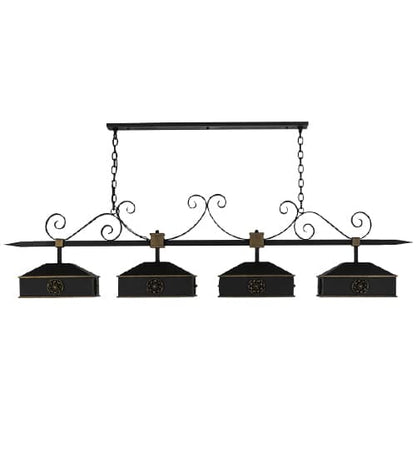 Stefano 4 Light 78" Wide Linear Pendant