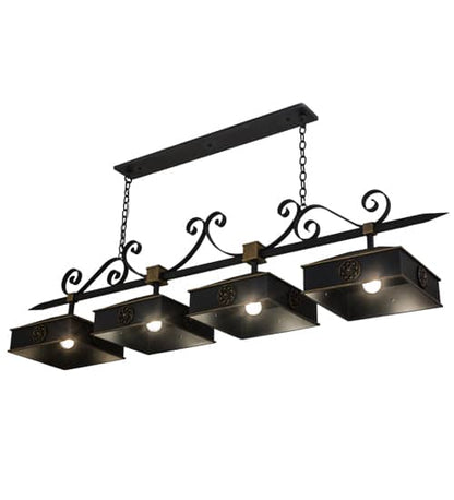 Stefano 4 Light 78" Wide Linear Pendant