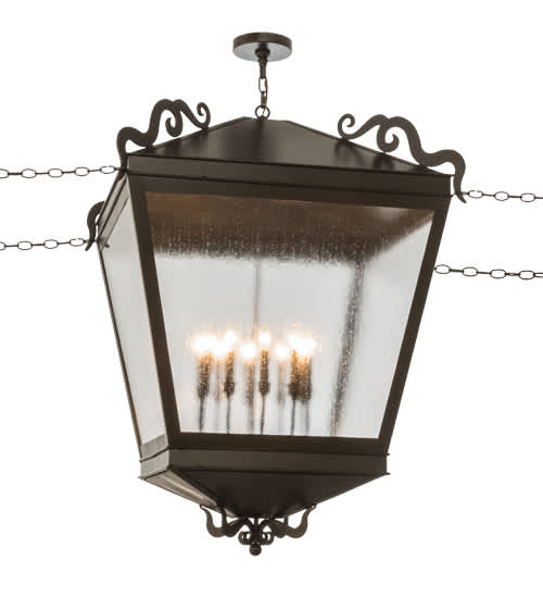 Madeline 10 Light 45" Wide Taper Candle Pendant