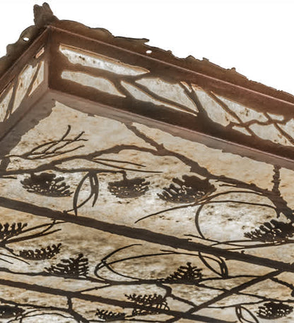 Whispering Pines 51" Wide LED Flush Mount Ceiling Fixture