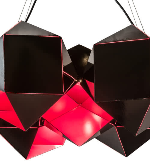 Vierzehn 9 Light 27" Wide Abstract Linear Pendant