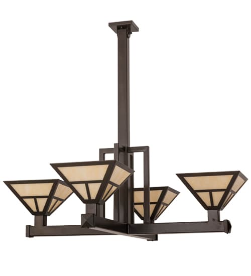 Mission 4 Light 47" Wide Pendant