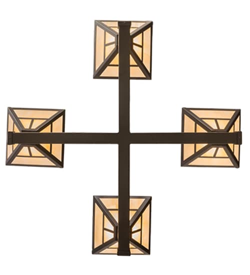 Mission 4 Light 47" Wide Pendant