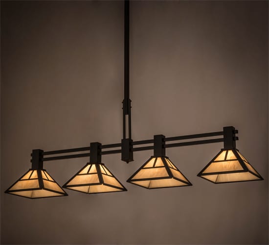Mission 4 Light 12" Wide Linear Pendant