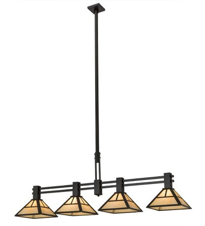 Mission 4 Light 12" Wide Linear Pendant