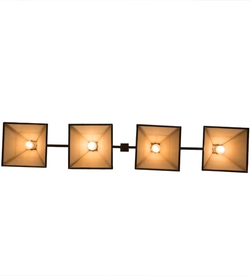 Mission 4 Light 12" Wide Linear Pendant