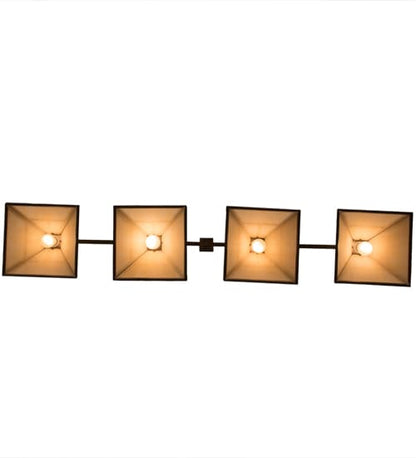 Mission 4 Light 12" Wide Linear Pendant
