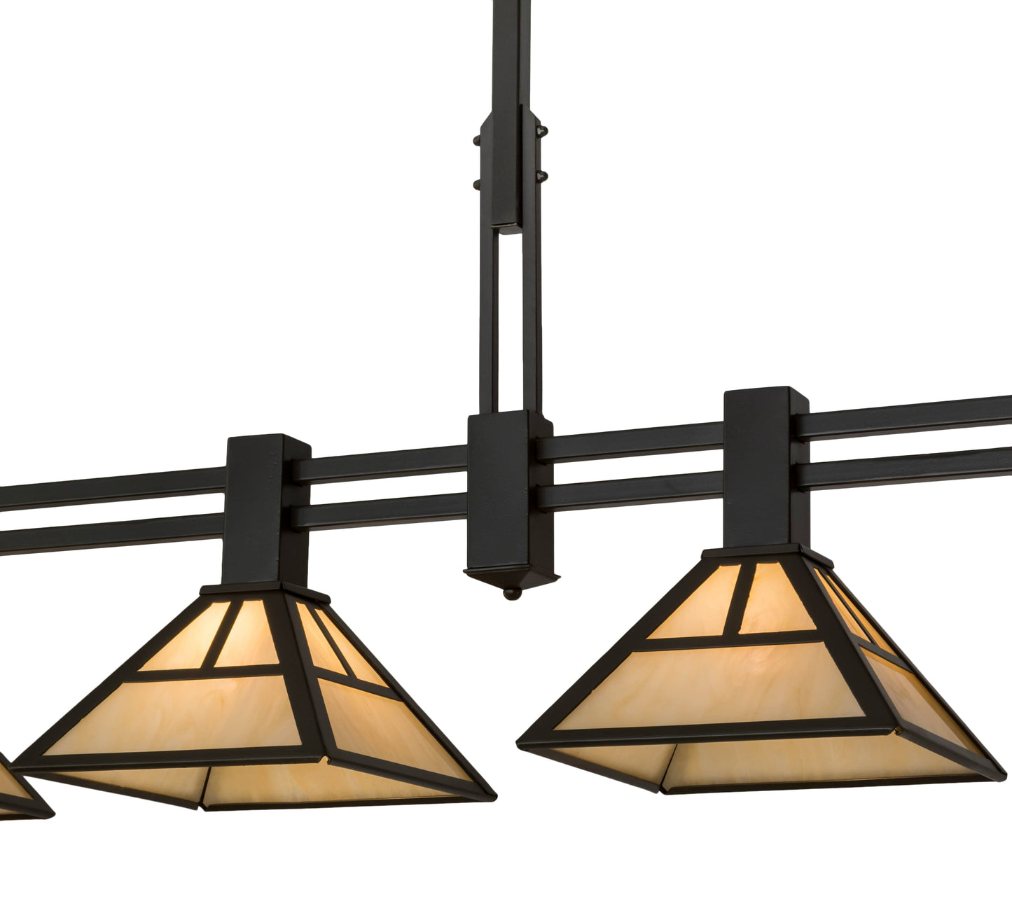 Mission 4 Light 12" Wide Linear Pendant