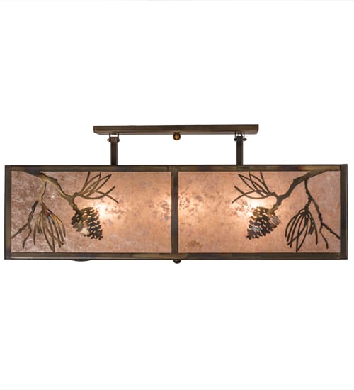 Balsam Pine 6 Light 36" Wide Semi-Flush Ceiling Fixture