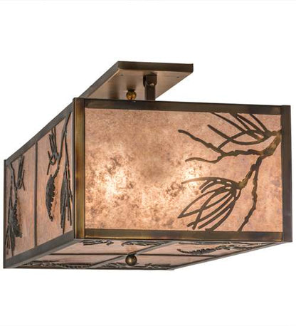 Balsam Pine 6 Light 36" Wide Semi-Flush Ceiling Fixture