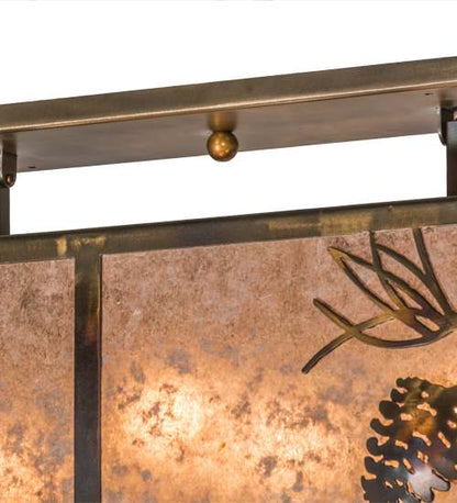 Balsam Pine 6 Light 36" Wide Semi-Flush Ceiling Fixture