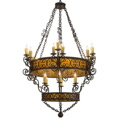 Isabo 24 Light 48" Wide Taper Candle Style Chandelier