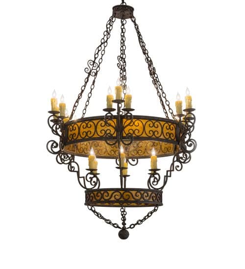 Isabo 24 Light 48" Wide Taper Candle Style Chandelier