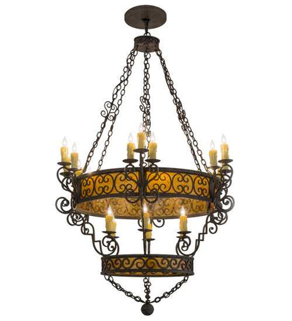 Isabo 24 Light 48" Wide Taper Candle Style Chandelier