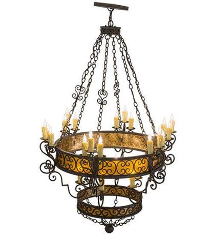Isabo 24 Light 48" Wide Taper Candle Style Chandelier
