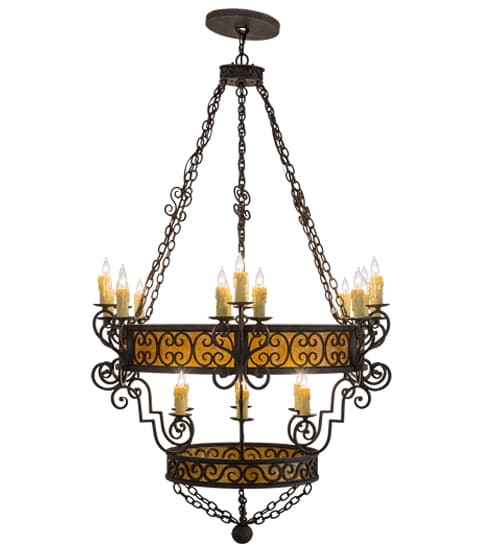 Isabo 24 Light 48" Wide Taper Candle Style Chandelier