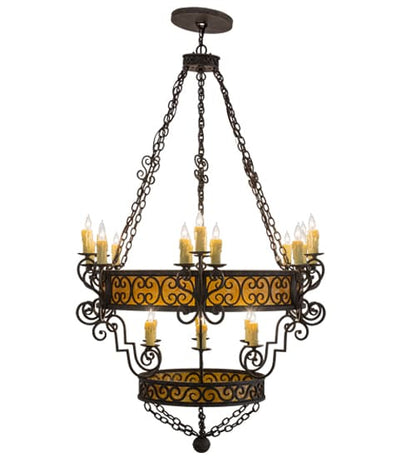 Isabo 24 Light 48" Wide Taper Candle Style Chandelier