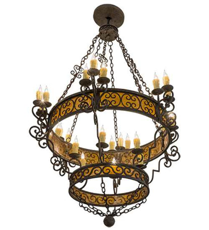 Isabo 24 Light 48" Wide Taper Candle Style Chandelier