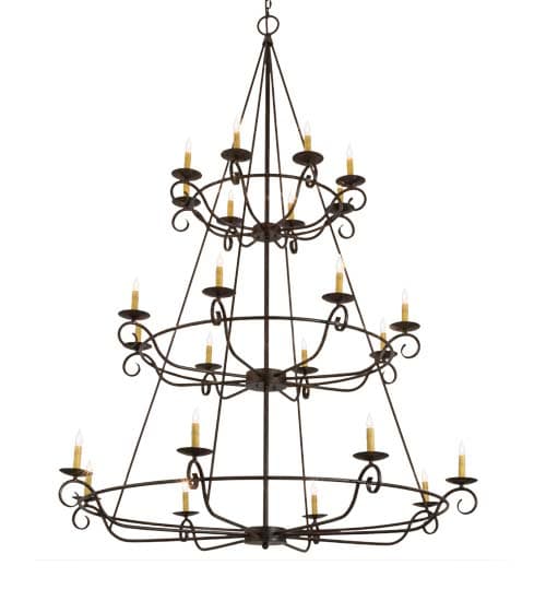 Estrella 24 Light 60" Wide Taper Candle Style Chandelier