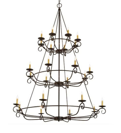 Estrella 24 Light 60" Wide Taper Candle Style Chandelier