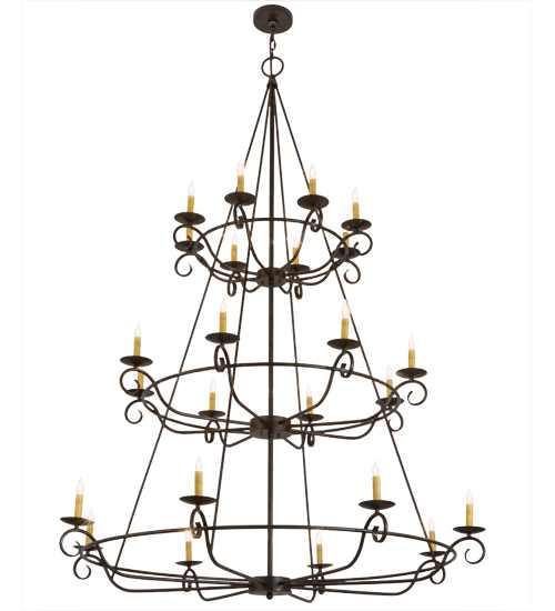 Estrella 24 Light 60" Wide Taper Candle Style Chandelier