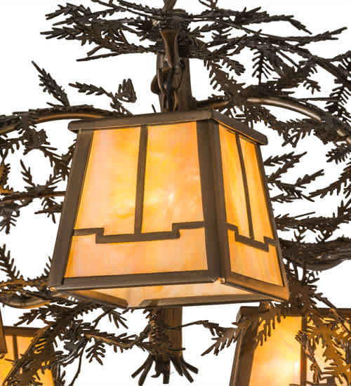 Pine Branch 5 Light 29" Wide Chandelier