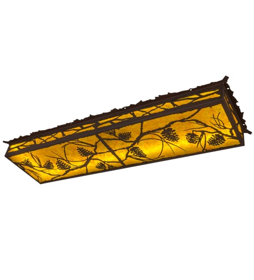 Whispering Pines 50" Wide LED Flush Mount Ceiling Fixture
