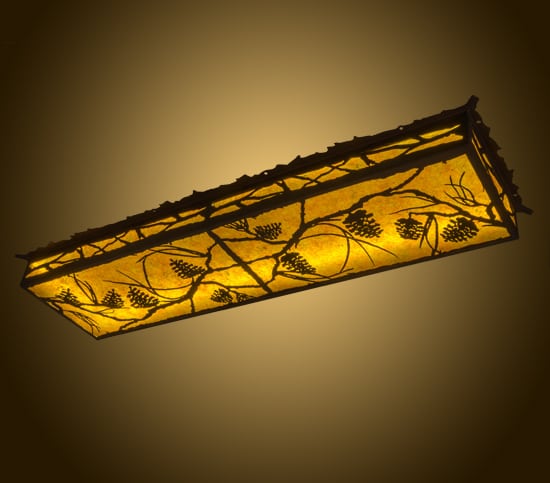 Whispering Pines 50" Wide LED Flush Mount Ceiling Fixture