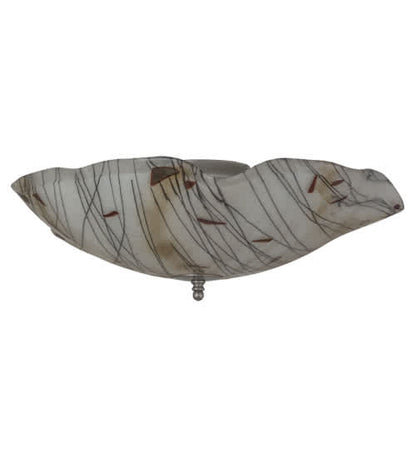 Metro Fusion 3 Light 24" Wide Semi-Flush Bowl Ceiling Fixture - Ramoscelli Finish