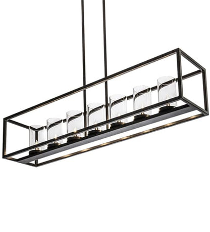 Affinity Island 7 Light 12" Wide Taper Candle Linear Pendant