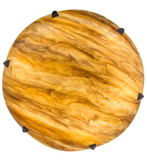 Araneta 6 Light 49" Wide Semi-Flush Bowl Ceiling Fixture - Oil Rubbed Bronze Finish - GU24 Bulb Base