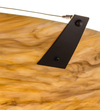 Araneta 6 Light 49" Wide Semi-Flush Bowl Ceiling Fixture - Oil Rubbed Bronze Finish - GU24 Bulb Base