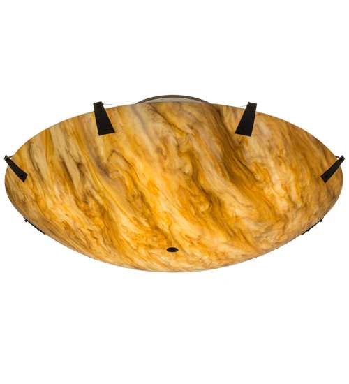 Araneta 12 Light 61" Wide Semi-Flush Bowl Ceiling Fixture - Oil Rubbed Bronze Finish - Medium Bulb Base