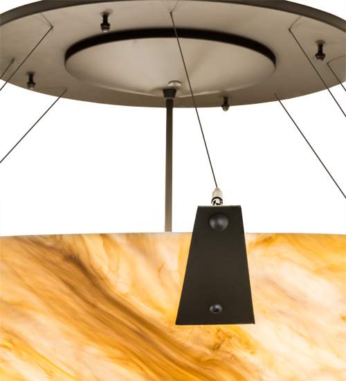 Araneta 12 Light 61" Wide Semi-Flush Bowl Ceiling Fixture - Oil Rubbed Bronze Finish - Medium Bulb Base