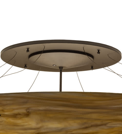 Araneta 12 Light 61" Wide Semi-Flush Bowl Ceiling Fixture - Oil Rubbed Bronze Finish - Medium Bulb Base