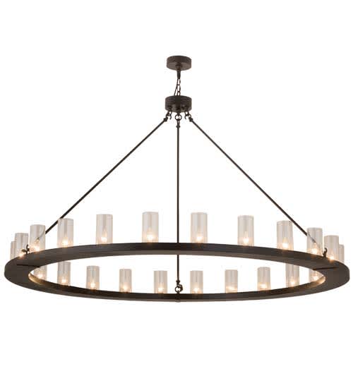 Loxley 24 Light 72" Wide Ring Chandelier