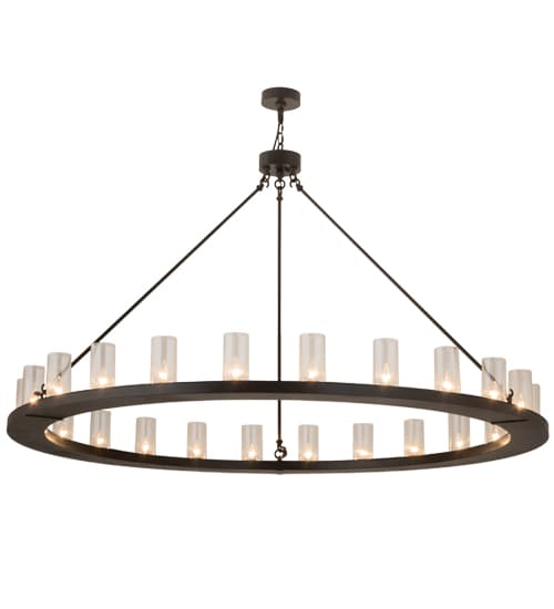 Loxley 24 Light 72" Wide Ring Chandelier