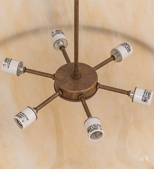 Cattail 6 Light 48" Wide Pendant