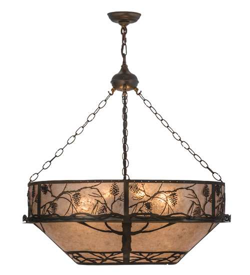 Whispering Pines 4 Light 20" Wide Pendant