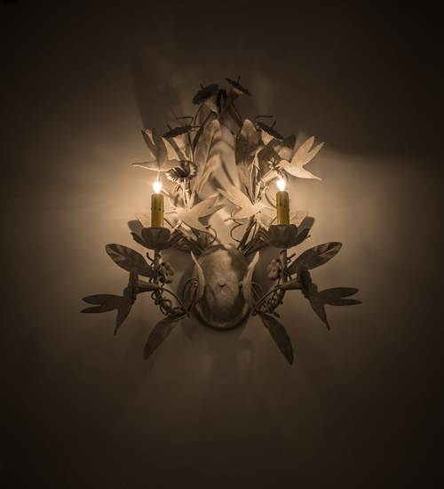 Le Printemps 2 Light 24" Tall Wall Sconce