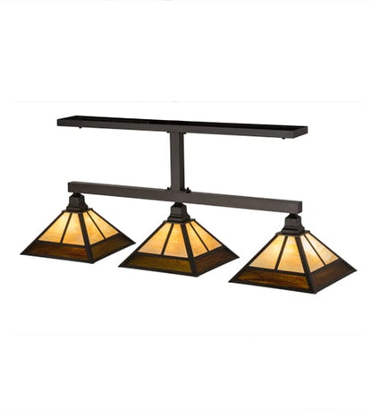 Mission 3 Light 13" Wide Linear Pendant