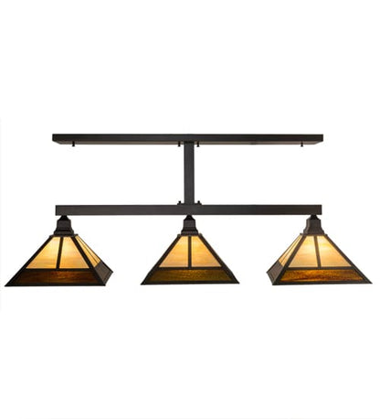 Mission 3 Light 13" Wide Linear Pendant