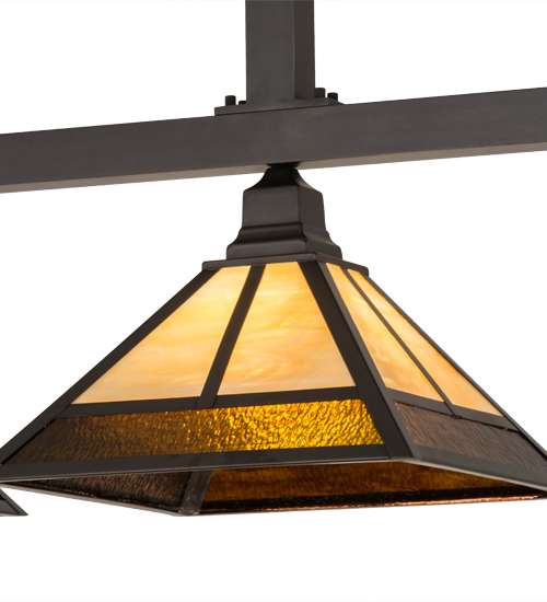 Mission 3 Light 13" Wide Linear Pendant
