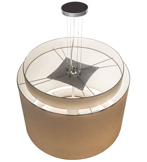 Cilindro 4 Light 31" Wide Pendant