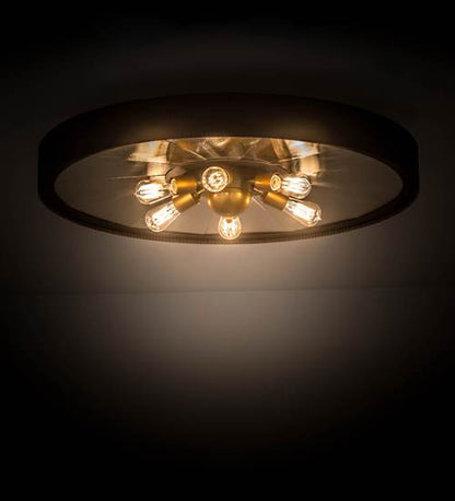 Tennessee 6 Light 36" Wide Semi-Flush Ceiling Fixture
