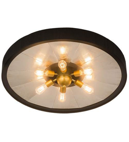 Tennessee 6 Light 36" Wide Semi-Flush Ceiling Fixture