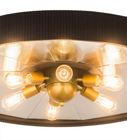 Tennessee 6 Light 36" Wide Semi-Flush Ceiling Fixture