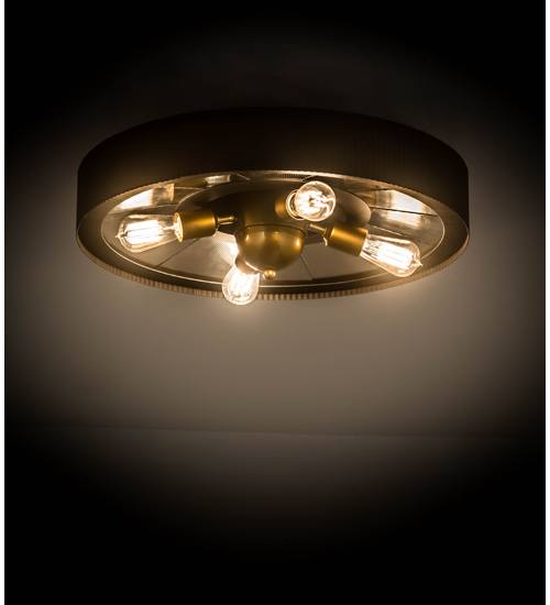 Tennessee 4 Light 24" Wide Semi-Flush Ceiling Fixture