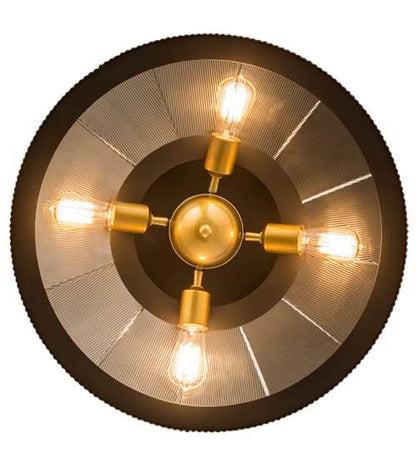 Tennessee 4 Light 24" Wide Semi-Flush Ceiling Fixture
