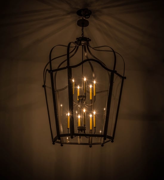 Citadel 12 Light 42" Wide Taper Candle Pendant